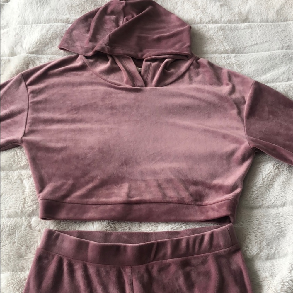 COPY - Mauve Velvet Sweater & Jogger Set- FOR SALE
